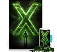 Rompecabezas para Adultos con póster de Expediente X,1000 Piezas,para desarrollar la Memoria,Ajuste Estable,Piezas sin Movimiento,Compacto,Ideal para Jugar en Familia (50x75cm)