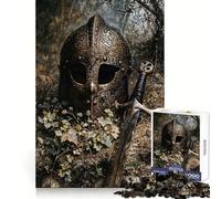 Rompecabezas para Adultos con Reliquias de Guerreros Vikingos, 1000 Piezas, para ejercitar la Mente y Relajarse fácilmente Sin Bordes ásperos Regalo Ideal para Las Fiestas (38x26cm)