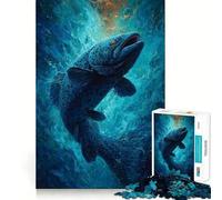 Rompecabezas para Adultos con Retrato de Peces submarinos,1000 Piezas,Juego Mental,Regalo,Troquelado de Alta precisión,Actividad Relajante para Grupos en Interiores (50x75cm)