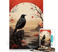 Rompecabezas para adultos con temática de animales y estilo japonés,1000 piezas Desarrolla la memoria y es divertido Corte de alta precisión Fácil de aprender Ideal para disfrutar en familia (50x75cm)