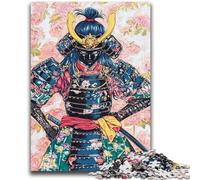 Rompecabezas para Adultos de 1000 Guerreros Ninja japoneses, desafiantes, Divertidos y Divertidos Regalo de cumpleaños, Arte Mural 50x75cm
