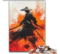Rompecabezas para Adultos de 1000 Guerreros Ninja japoneses, Ideal para Decorar Paredes, cumpleaños y Navidad para Mayores de 14 años (tamaño 50x75cm)