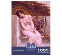 Rompecabezas para Adultos De 1000 Piezas A Lady with Leopard Skin Rompecabezas Juego De Ingenio Regalos para Mujeres Regalos De Juegos Desafiantes 52x38cm/1000pcs