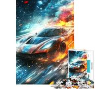 Rompecabezas para Adultos de 1000 Piezas ¡A Toda Velocidad por el Espacio! Juegos relajantes para Adultos Juego de Corte de precisión Un Reto Que te hará Feliz (Tamaño 50x75cm)