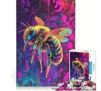 Rompecabezas para Adultos de 1000 Piezas: Abejas Que huelen el Miedo Juguetes para armar, mejoran la Memoria, Toda la Familia 38x52cm