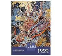 Rompecabezas para Adultos De 1000 Piezas Abstract Dragon Chinese Rompecabezas para Adolescentes Juego Familiar Carrera De Velocidad Manual Cumpleaños 52x38cm/1000pcs