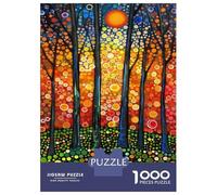 Rompecabezas para Adultos De 1000 Piezas Abstract Forest Painting Art-1 Rompecabezas para Adultos Juegos De Relajación Análisis Y Lógica Cumpleaños Y Navidad 52x38cm/1000pcs