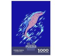 Rompecabezas para Adultos De 1000 Piezas Abstract Wild Whale Rompecabezas para Adultos Juego De Ingenio para La Diversión Familiar Actividades Divertidas En Casa, 52x38cm/1000pcs