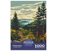 Rompecabezas para Adultos De 1000 Piezas Acadia National Park Rompecabezas para Adultos Juegos De Relajación Corte De Precisión Difícil Y Desafiante 52x38cm/1000pcs