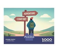 Rompecabezas para Adultos De 1000 Piezas Adventure Or Comfort Rompecabezas para Adolescentes Juego Familiar Carrera De Velocidad Manual Cumpleaños 70x50cm/1000pcs