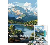 Rompecabezas para Adultos de 1000 Piezas Aigüestortes I Estany De Sant Maurici Rompecabezas para Adolescentes Ideal para Pasar el rato en casa Regalo de cumpleaños o Navidad 38x26cm