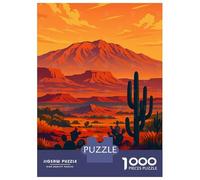 Rompecabezas para Adultos De 1000 Piezas Albuquerque New Mexico Travel Poster Rompecabezas para Adultos Juegos Familiares Mejora La Memoria Desafío Educativo 38x26cm/1000pcs