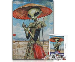 Rompecabezas para Adultos de 1000 Piezas, Alien Art XXI, Juego Educativo Familiar, una Obra de Arte, Regalo de cumpleaños, tamaño 50x75cm