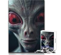 Rompecabezas para Adultos de 1000 Piezas: Alien from Mars, Juego Educativo cinematográfico para Toda la Familia Una Obra de Arte, Regalo de cumpleaños Tamaño 38x26cm