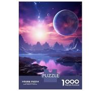 Rompecabezas para Adultos De 1000 Piezas Alien Violet Planet Rompecabezas para Adolescentes Juego Familiar Carrera De Velocidad Manual Cumpleaños 38x26cm/1000pcs