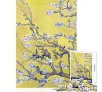 Rompecabezas para Adultos de 1000 Piezas Almendros en Flor Van Gogh Rompecabezas de 1000 Piezas Juegos Divertidos Regalos de Amigo Invisible Divertidos y con Humor (50x75cm)