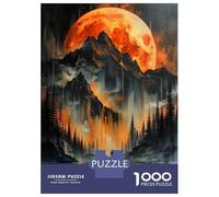 Rompecabezas para Adultos De 1000 Piezas Alone in Golden Landscape Rompecabezas para Adultos Juego De Ingenio Desafío Difícil Gran Regalo para Los Amantes De Los Juegos 38x26cm/1000pcs