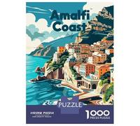 Rompecabezas para Adultos De 1000 Piezas Amalfi Coast Italy Travel Rompecabezas para Adultos Juego De Ingenio Difícil Oferta Difícil como Regalo para Toda La Familia 70x50cm/1000pcs