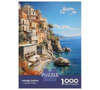 Rompecabezas para Adultos De 1000 Piezas Amalfi Coast Vista Rompecabezas para Adultos: Juegos Prácticos De Análisis Y Lógica, Regalos para Amigos Y Familiares 52x38cm/1000pcs