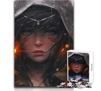 Rompecabezas para Adultos de 1000 Piezas, Amazon Archer Beauty Zen, Juegos relajantes, desafío difícil, Regalo de cumpleaños, tamaño 38x26cm