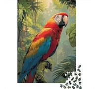 Rompecabezas para Adultos De 1000 Piezas Amazon Parrot in Tropical Rainforest Rompecabezas para Adultos Juegos Familiares Pero Divertidos Y Humorísticos Cumpleaños 38x26cm/1000pcs