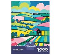 Rompecabezas para Adultos De 1000 Piezas Ames Iowa Landscape Rompecabezas para Adultos Juego Práctico Montaje De Patrones Cumpleaños Y Navidad 52x38cm/1000pcs