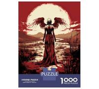 Rompecabezas para Adultos De 1000 Piezas Angel of Death Art Print Rompecabezas para Adultos Juego De Ingenio Juego Divertido Y Humorístico Juego Desafiante Regalos 38x26cm/1000pcs