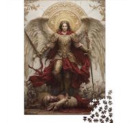 Rompecabezas para Adultos De 1000 Piezas Angel of War Epic Battle Scene Rompecabezas para Adultos Juegos De Relajación Análisis Y Lógica Cumpleaños Y Navidad 52x38cm/1000pcs