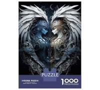 Rompecabezas para Adultos De 1000 Piezas Angel Wings Fantasy Art Print Rompecabezas Juegos Familiares Pero Divertidos Y Humorísticos Cumpleaños 70x50cm/1000pcs