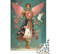 Rompecabezas para Adultos De 1000 Piezas Angel Wings Fantasy Art Rompecabezas para Adultos Juegos Divertidos Pero Divertidos Y Humorísticos Cumpleaños 52x38cm/1000pcs