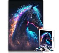 Rompecabezas para Adultos de 1000 Piezas, Animales, Caballos, Galaxias, Juegos Familiares, una Obra de Arte, Regalos para Amigos Secretos, tamaño 50x75cm