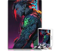 Rompecabezas para Adultos de 1000 Piezas, Anime Cyberpunk, Cyborg Boy, diversión Familiar y Noche de Juegos, Pero Divertido y Gracioso, Regalo Divertido, tamaño 50x75cm