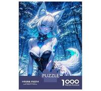 Rompecabezas para Adultos De 1000 Piezas Anime Fox Girl in Winter Forest Rompecabezas para Adultos Juego Familiar Pero Divertido Y Humorístico Cumpleaños 70x50cm/1000pcs