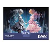 Rompecabezas para Adultos De 1000 Piezas Anime Girls Sword Fantasy Art Rompecabezas para Adultos Juegos Relajantes Desafío Difícil Regalo De Cumpleaños, Regalos, 52x38cm/1000pcs