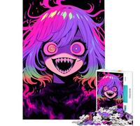 Rompecabezas para Adultos de 1000 Piezas Anime Monster Girl Juegos educativos Juguetes educativos Regalos de Amigo Invisible Análisis y lógica (Tamaño 38x52cm)