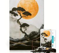 Rompecabezas para Adultos de 1000 Piezas,árbol bonsái,Naturaleza Abstracta,Corte preciso,Divertido,Actividad Mental Inteligente,Tiempo de Ocio,Regalo de cumpleaños para Aficionados 38x26cm