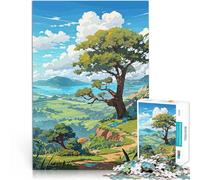 Rompecabezas para Adultos de 1000 Piezas Árbol de la quietud Juguete Educativo de Aprendizaje Juego Educativo para cumpleaños y Navidad. 75x50cm