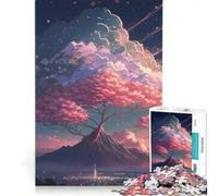 Rompecabezas para Adultos de 1000 Piezas Árbol Divino Juego Educativo decoración del hogar para Fortalecer el Amor Entre Parejas 50x75cm