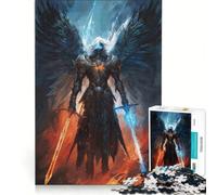 Rompecabezas para Adultos de 1000 Piezas: Arcángel de la Justicia, Juegos Familiares, análisis y lógica, Regalos para Amigos y Familiares 38x26cm