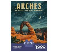 Rompecabezas para Adultos De 1000 Piezas Arches National Park Vintage Rompecabezas para Adultos Juguetes Antiestrés Análisis Y Lógica Oferta como Regalos para Toda La Familia 52x38cm/1000pcs