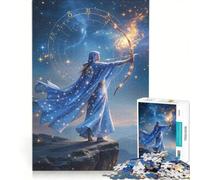 Rompecabezas para Adultos de 1000 Piezas: Arco del zodíaco del Arquero Celestial, Juegos relajantes, decoración Perfecta, cumpleaños y Navidad 50x75cm