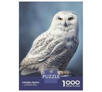 Rompecabezas para Adultos De 1000 Piezas Arctic Snowy Owl Rompecabezas para Adultos Juego Familiar Decoración Perfecta Cumpleaños Y Navidad 70x50cm/1000pcs