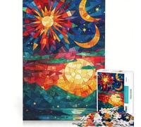 Rompecabezas para Adultos de 1000 Piezas Armonía Celestial, Juego práctico, Actividades Divertidas para Hacer en casa, fortalece el Amor Entre Parejas 50x75cm