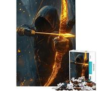 Rompecabezas para Adultos de 1000 Piezas Arquero no Muerto Juego Educativo y práctico de Aprendizaje difícil y desafiante para Mayores de 14 años Juego de Rompecabezas (50x75cm)