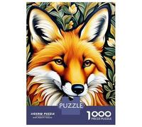 Rompecabezas para Adultos De 1000 Piezas Art Nouveau Fox Morris Rompecabezas para Adultos Juego Práctico Oferta De Regalo De Cumpleaños como Regalos para Toda La Familia 52x38cm/1000pcs