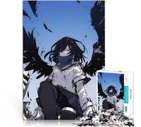 Rompecabezas para Adultos de 1000 Piezas Arte de Anime de Dark Angel Juego de ingenio Decoración de Pared cumpleaños y Navidad 75x50cm