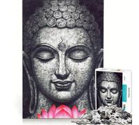 Rompecabezas para Adultos de 1000 Piezas, Arte de Estudio de Yoga Zen de Buda, Juego práctico, Actividades Divertidas en casa, fortalece el Amor Entre Parejas, 50x75cm