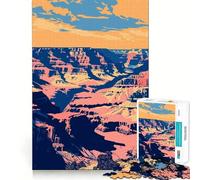 Rompecabezas para Adultos de 1000 Piezas,Arte de la Naturaleza del Gran Cañón,decoración Ideal para ejercitar la Mente,Regalo para el Tiempo Libre,Regalo de cumpleaños o para Aficionados 38x52cm
