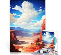 Rompecabezas para Adultos de 1000 Piezas Arte del Valle de La Luna Juego desafiante y Juego Familiar Gran Regalo para Juegos 52x38cm