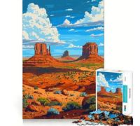 Rompecabezas para Adultos de 1000 Piezas Arte pixelado de la Naturaleza de Utah Juego de Ajuste preciso Juguete Inteligente para el Cerebro Tiempo Libre Regalo de cumpleaños para la Mente (38x26cm)